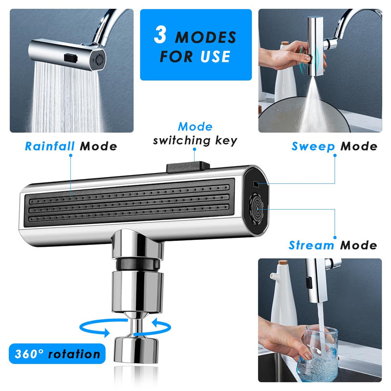 Adaptador de Grifo Cascada 360º Antisalpicaduras - Nokto